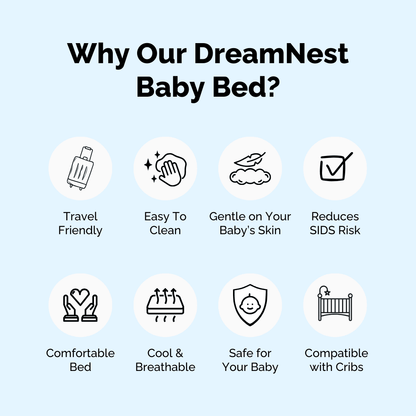 Baby Sleep Nest with Head Support