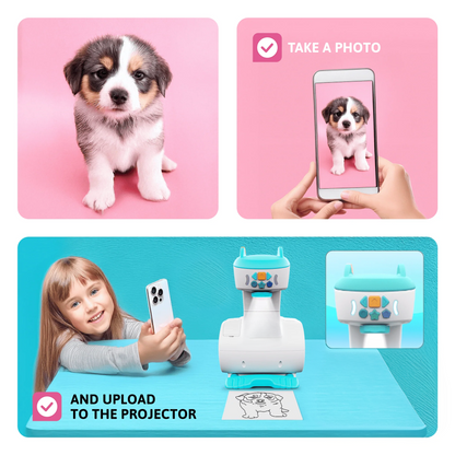 Kids Drawing & Tracing Projector Toy with App